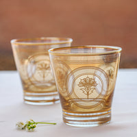 'Ashoka' Tumbler Gold (345ml - Set of Two)