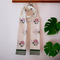 Fine Mulmul Pichwai Summer Stole (Limited Edition)