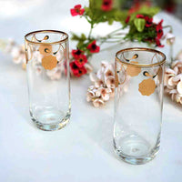 Swarna Pushpa Glass (375ml) - Set of Two