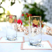 Swarna Pushpa Glass (375ml) - Set of Two